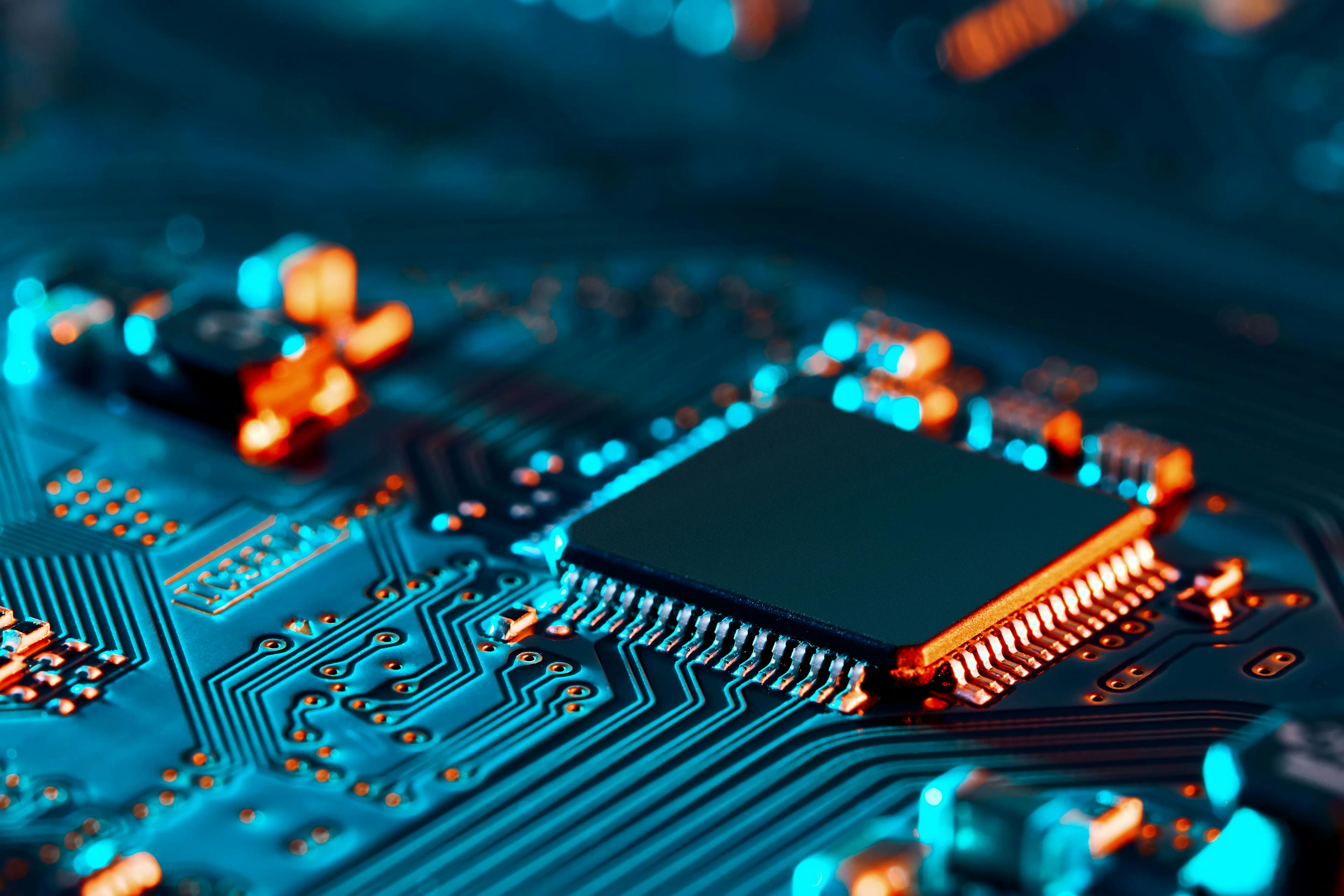 Electronic circuit board close up. | Image Credit: © Raimundas - stock.adobe.com