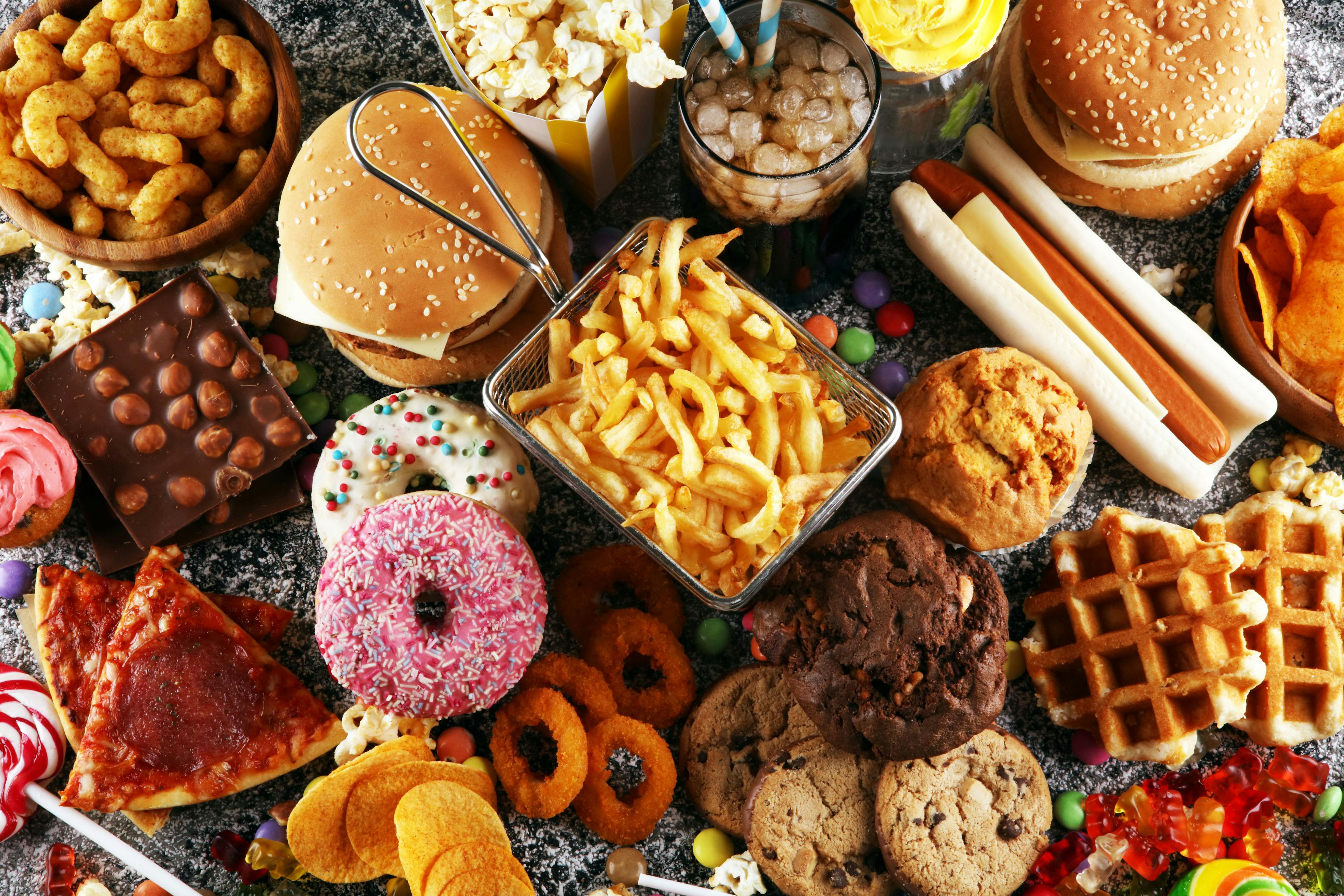 Unhealthy products. food bad for figure, skin, heart and teeth. | Image Credit: © beats_ - stock.adobe.com