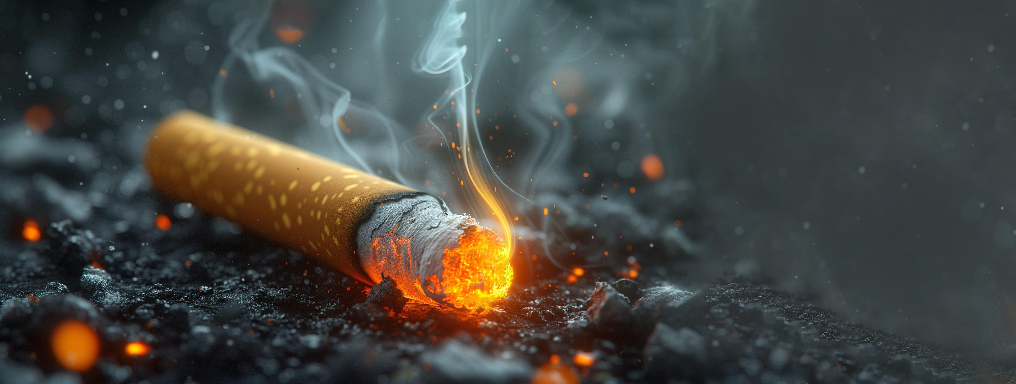 X-ray fluorescence analysis of cigarette ash © MarijaBazarova - stock.adobe.com 