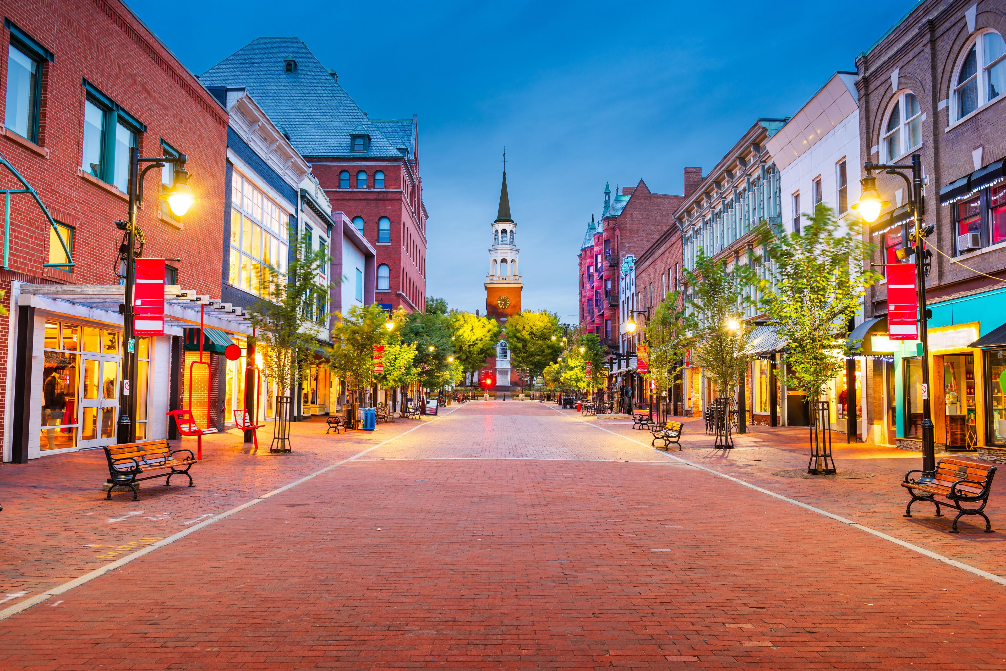 Burlington, Vermont, USA at Church Street Marketplace | Image Credit: © SeanPavonePhoto - stock.adobe.com