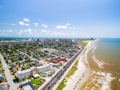 Galveston Texas from the air | Image Credit: © eric - stock.adobe.com.