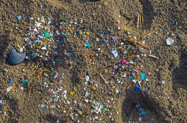 Micro plastics mixed in the sand of the beach | Image Credit: © GaiBru Photo - stock.adobe.com