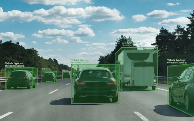 Autonomous vehicle vision with system recognition of cars | Image Credit: © scharfsinn86 - stock.adobe.com