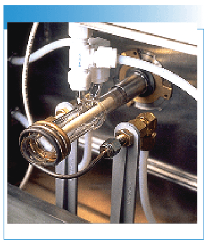 FIGURE 6: A plasma torch mounted in the torch box (courtesy of PerkinElmer Inc.).