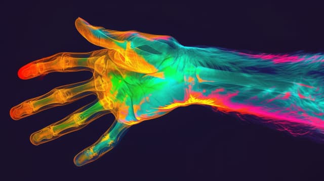 Depiction of medical imaging scan of a human hand and forearm ©  cac_tus - stock.adobe.com