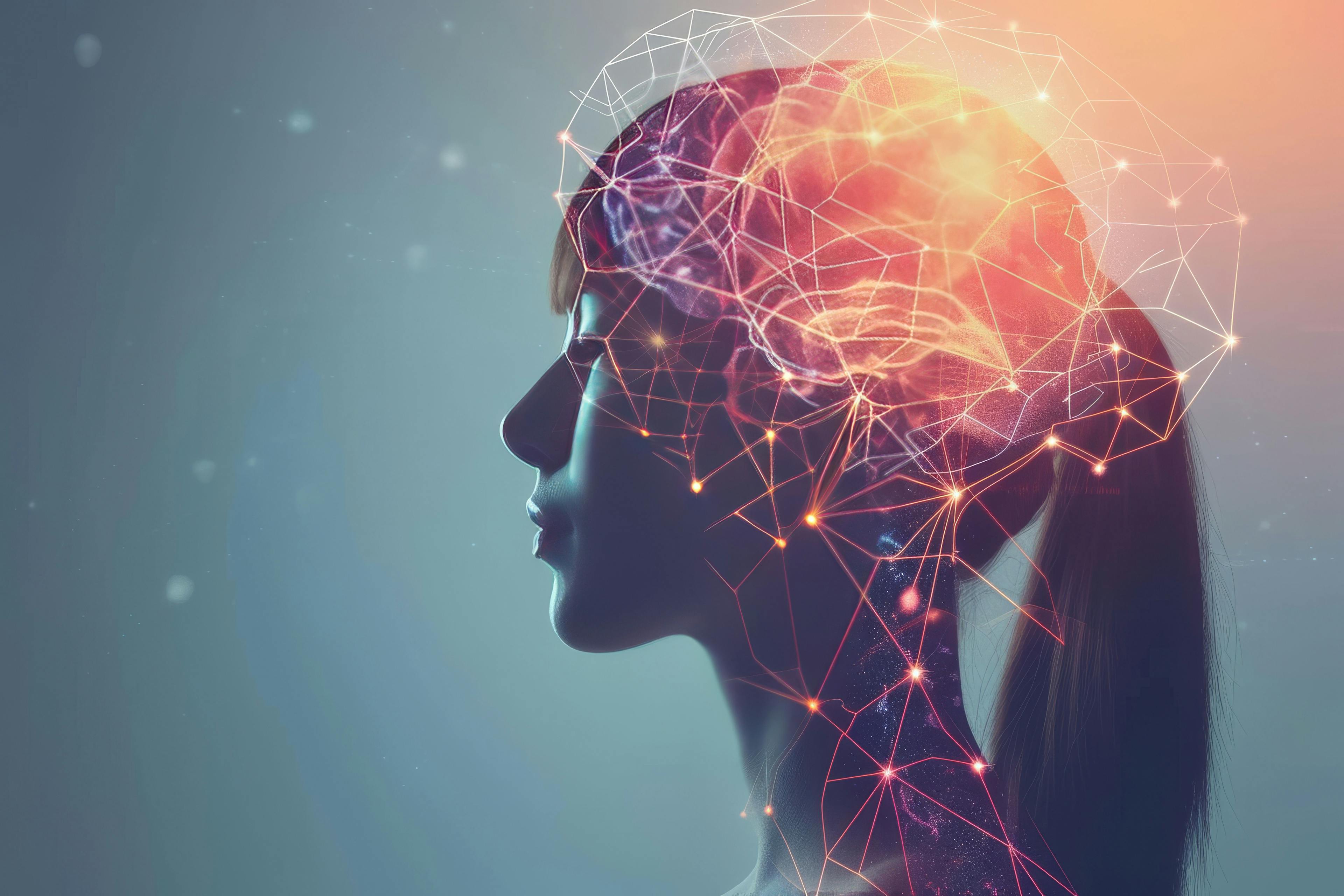AI Brain Chip neurocomputing. Artificial Intelligence optimization mind brainwave regulation axon. Semiconductor application specific integrated circuit circuit board epilepsy | Image Credit: © Leo - stock.adobe.com