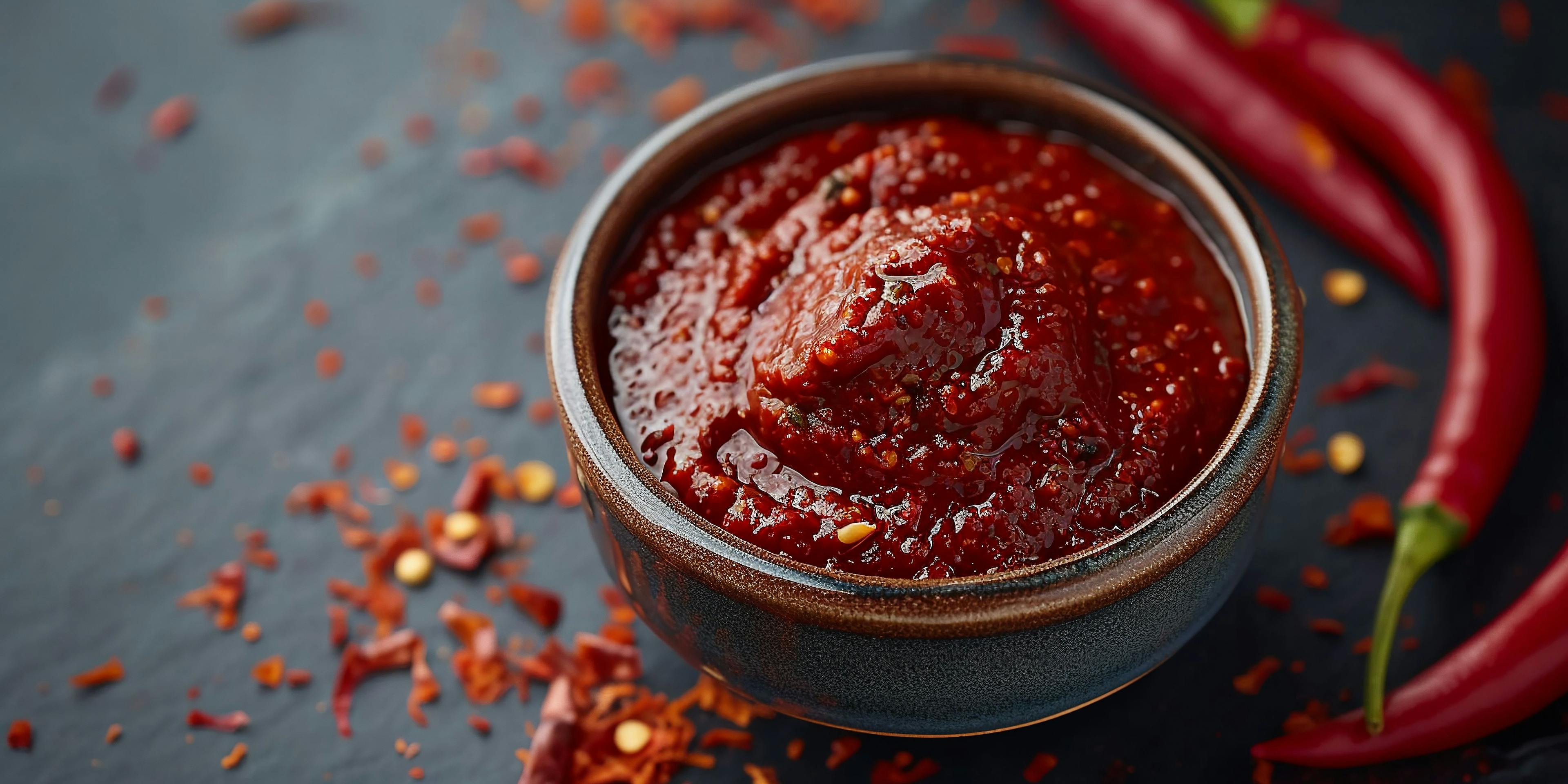 Gochujang, Korean red pepper paste. Generated with AI. | Image Credit: © Oleksandr - stock.adobe.com