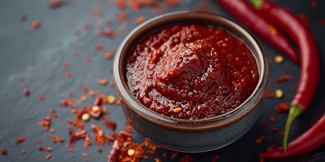 Gochujang, Korean red pepper paste. Generated with AI. | Image Credit: © Oleksandr - stock.adobe.com