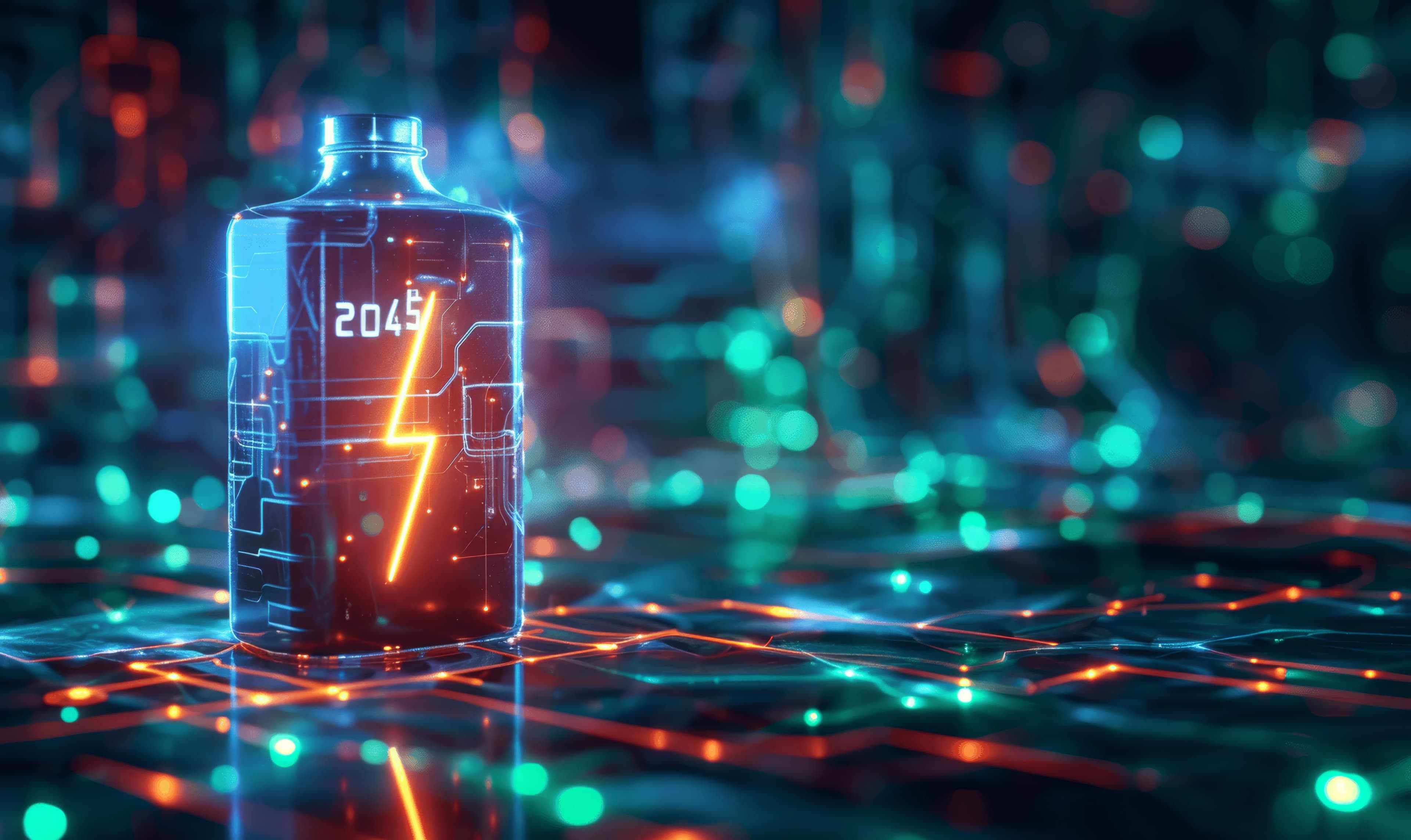 Futuristic Eco Friendly High Capacity Rechargeable Lithium Ion Battery 3D Rendering with Glowing Neon Green Power Icon and Digital Background Technology Concept for Charging and Energy Storage. Generated by AI. | Image Credit: © zong - stock.adobe.com