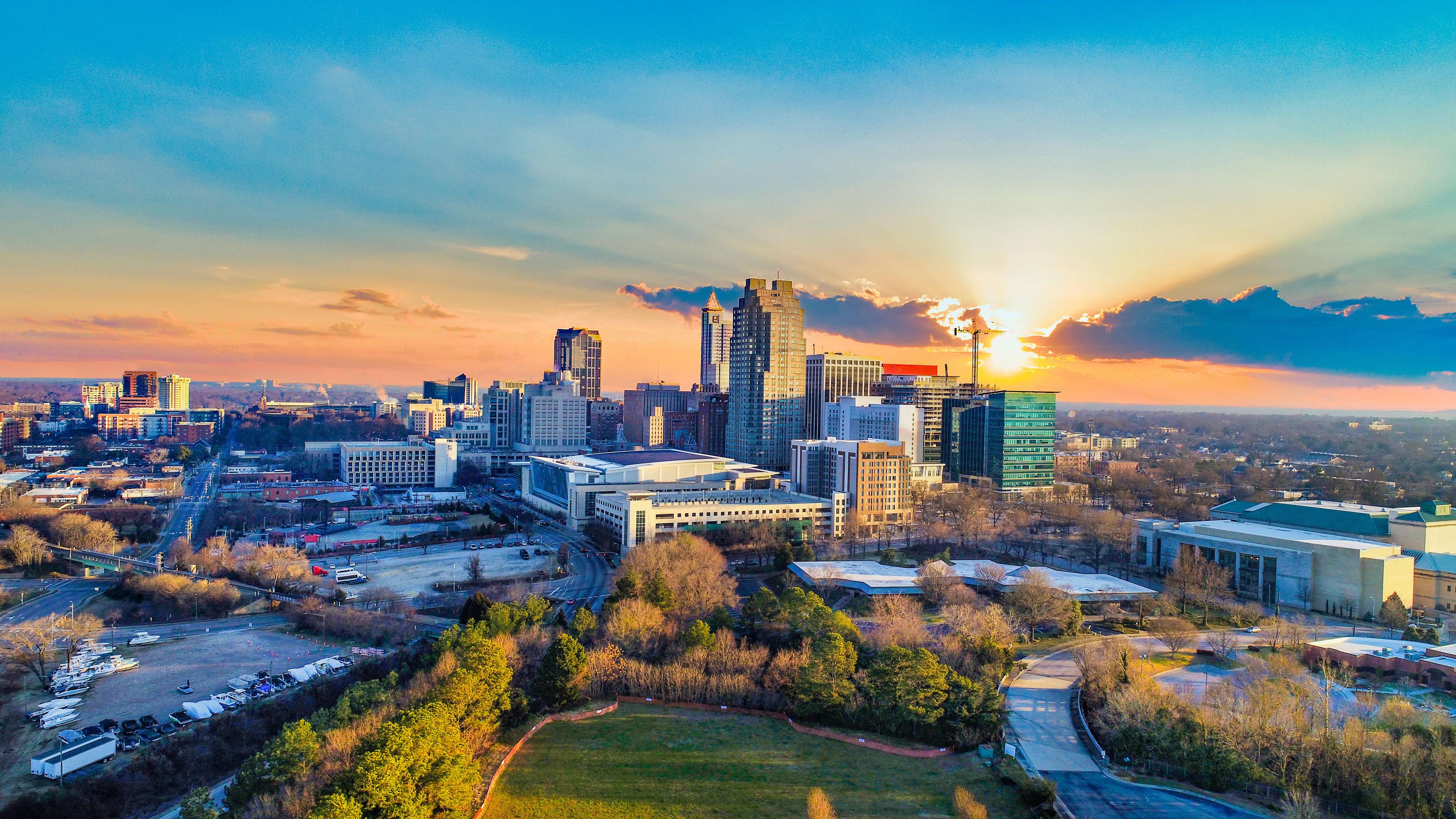 Downtown Raleigh, North Carolina, USA Skyline Aerial | | Image Credit: © Kevin Ruck - stock.adobe.com