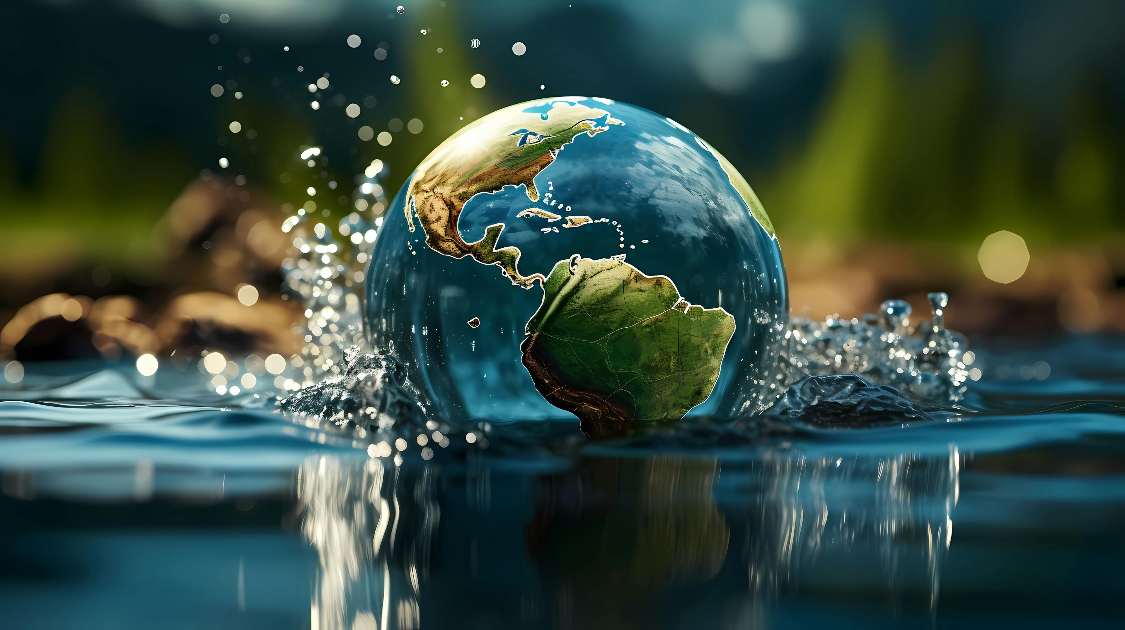 World water day concept, idea of saving water and protecting world environment. Generated with AI. | Image Credit: © xuan - stock.adobe.com