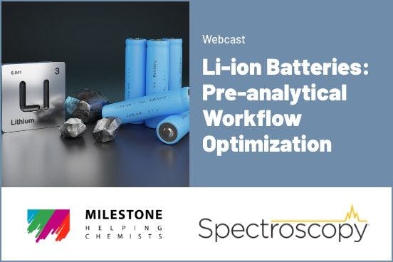 Li-ion Batteries: Pre-analytical Workflow Optimization